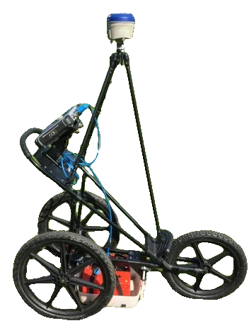 GPS mounts for GSSI carts