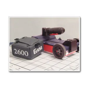 GSSI 2600 MHz antenna w/Handcart